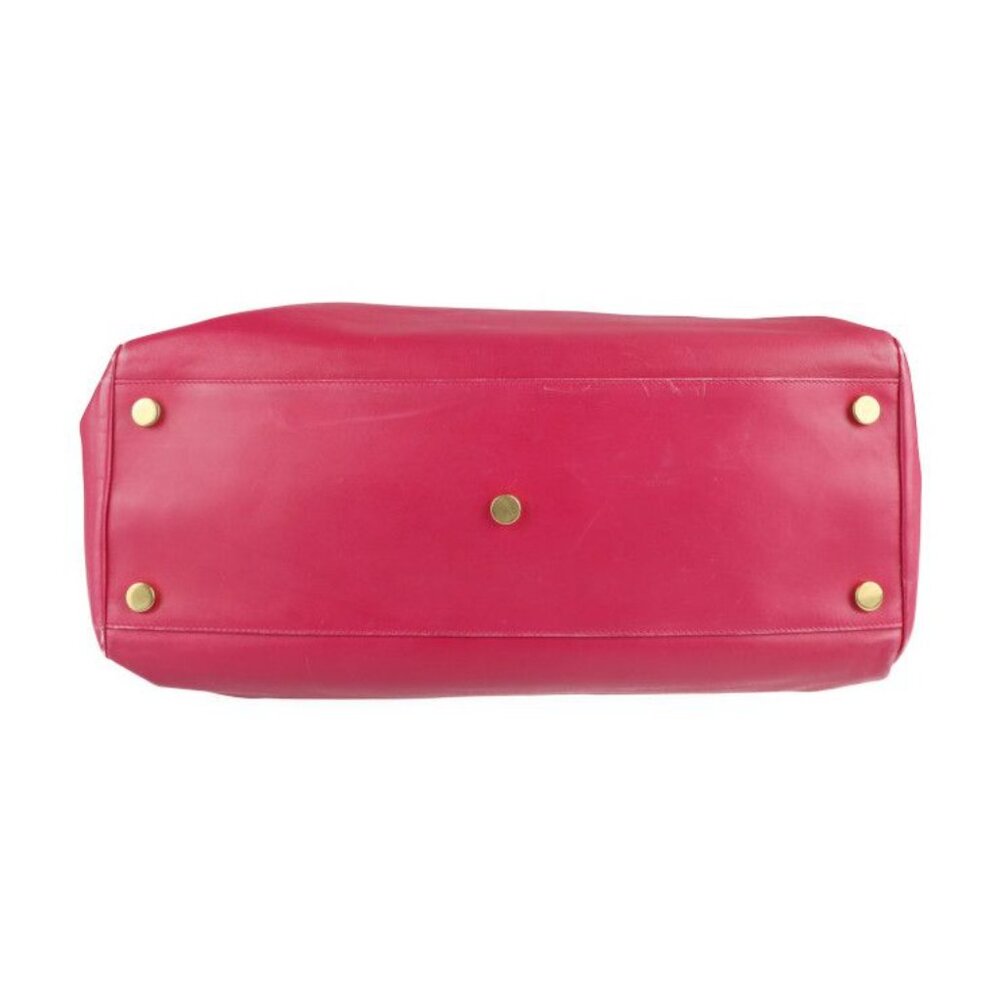 Saint Laurent Paris Vaulisse Tote Bag Leather Suede Fuchsia Pinkish - Picture 4 of 9